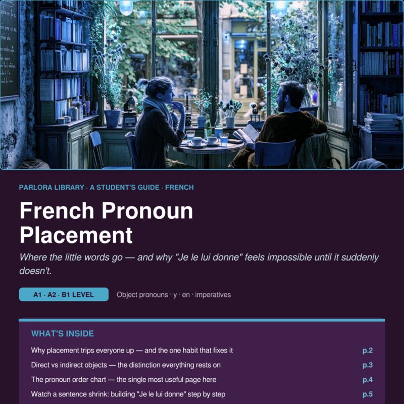 French Pronoun Placement Guide
