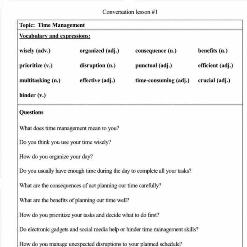 Time Management
