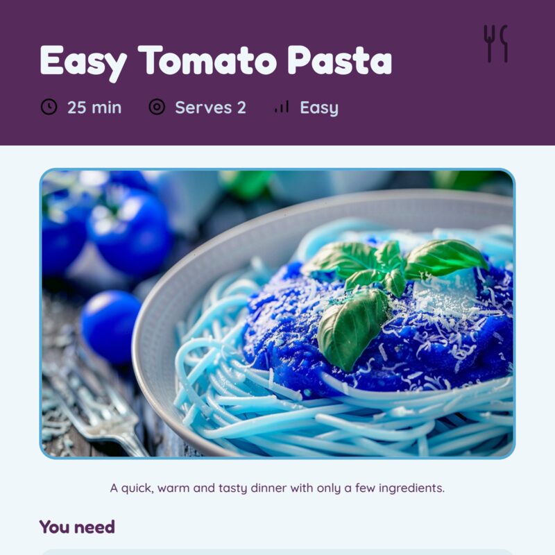 Easy Tomato Pasta Recipe